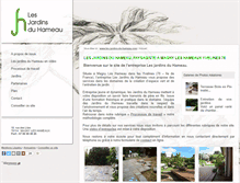 Tablet Screenshot of les-jardins-du-hameau.com